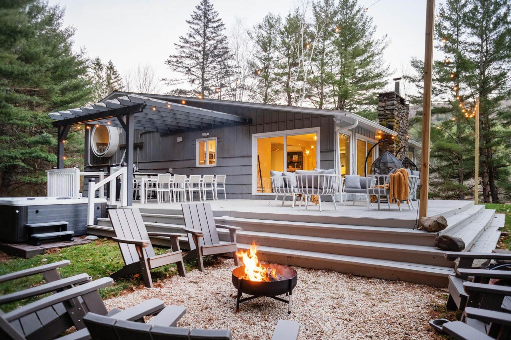 Prattvilla -Catskill -Mountain Escape 5 Bedroom ,3 Bath With Hot Tub Prattsville Exterior photo
